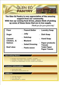 glen ed pantry